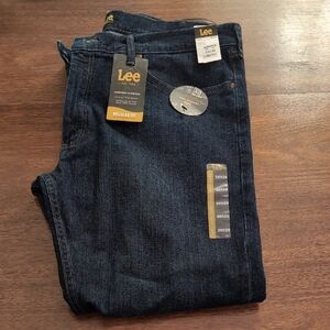 Lee Men's Regular Fit Jeans - Dark Blue